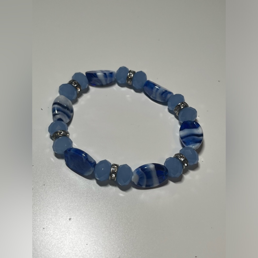 Blue Crystal Bracelet